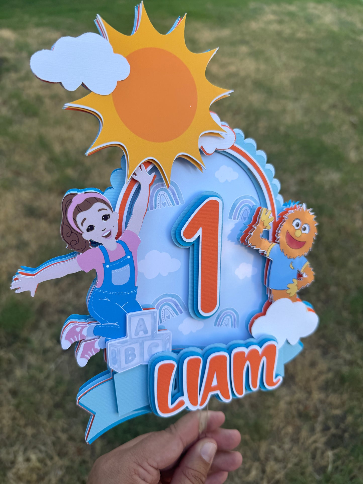 Ms Rachel Cake topper