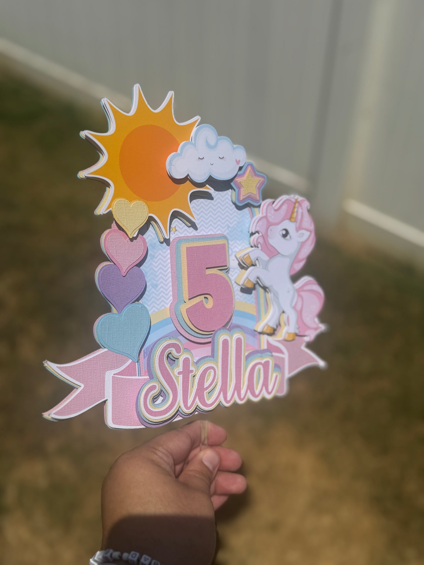 Unicorn Cake Topper