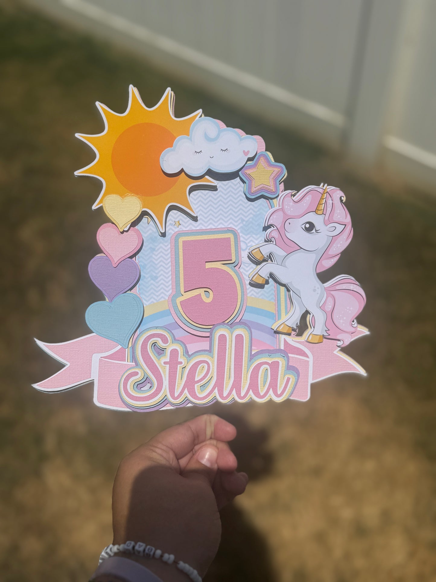 Unicorn Cake Topper