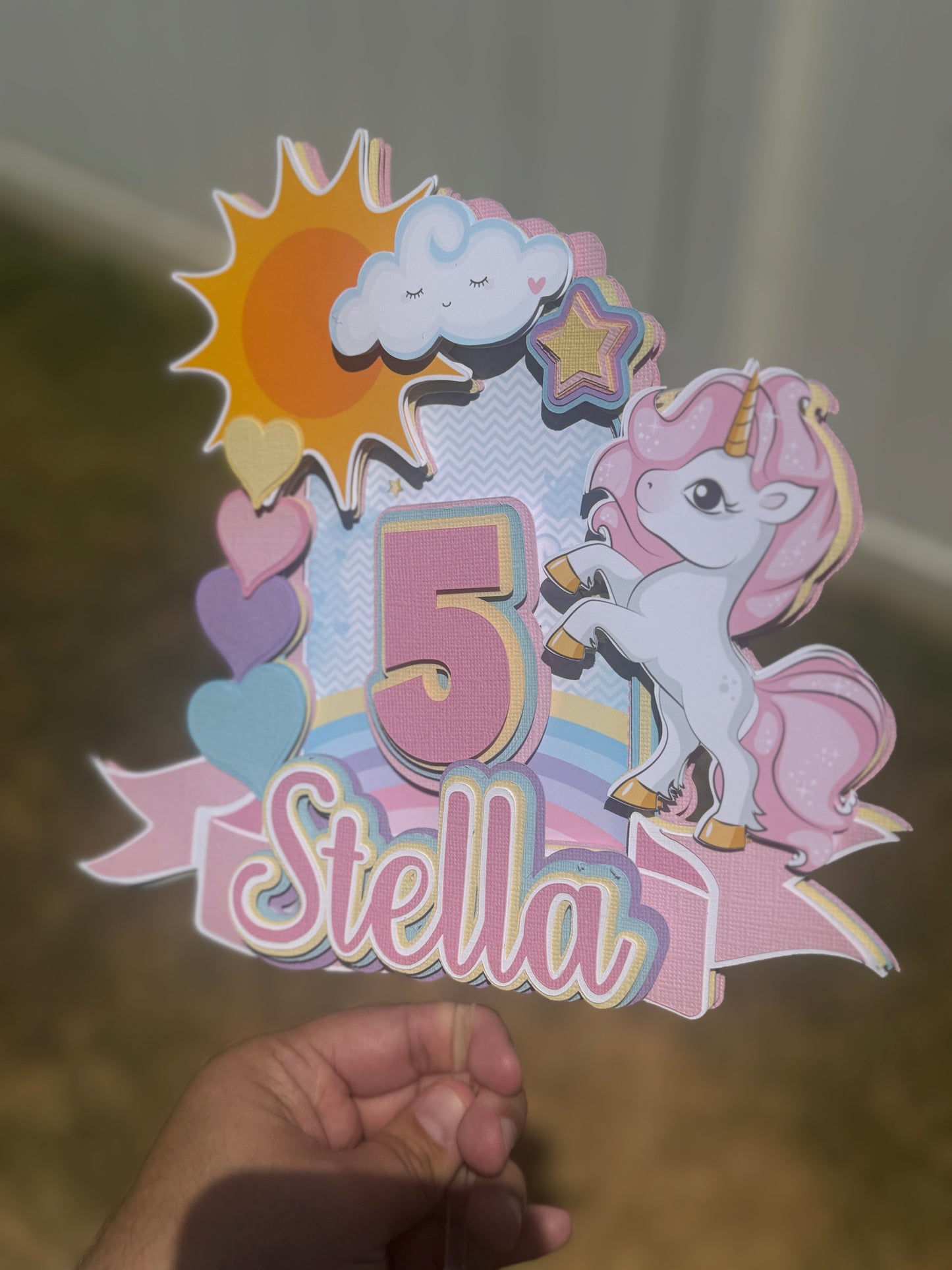 Unicorn Cake Topper