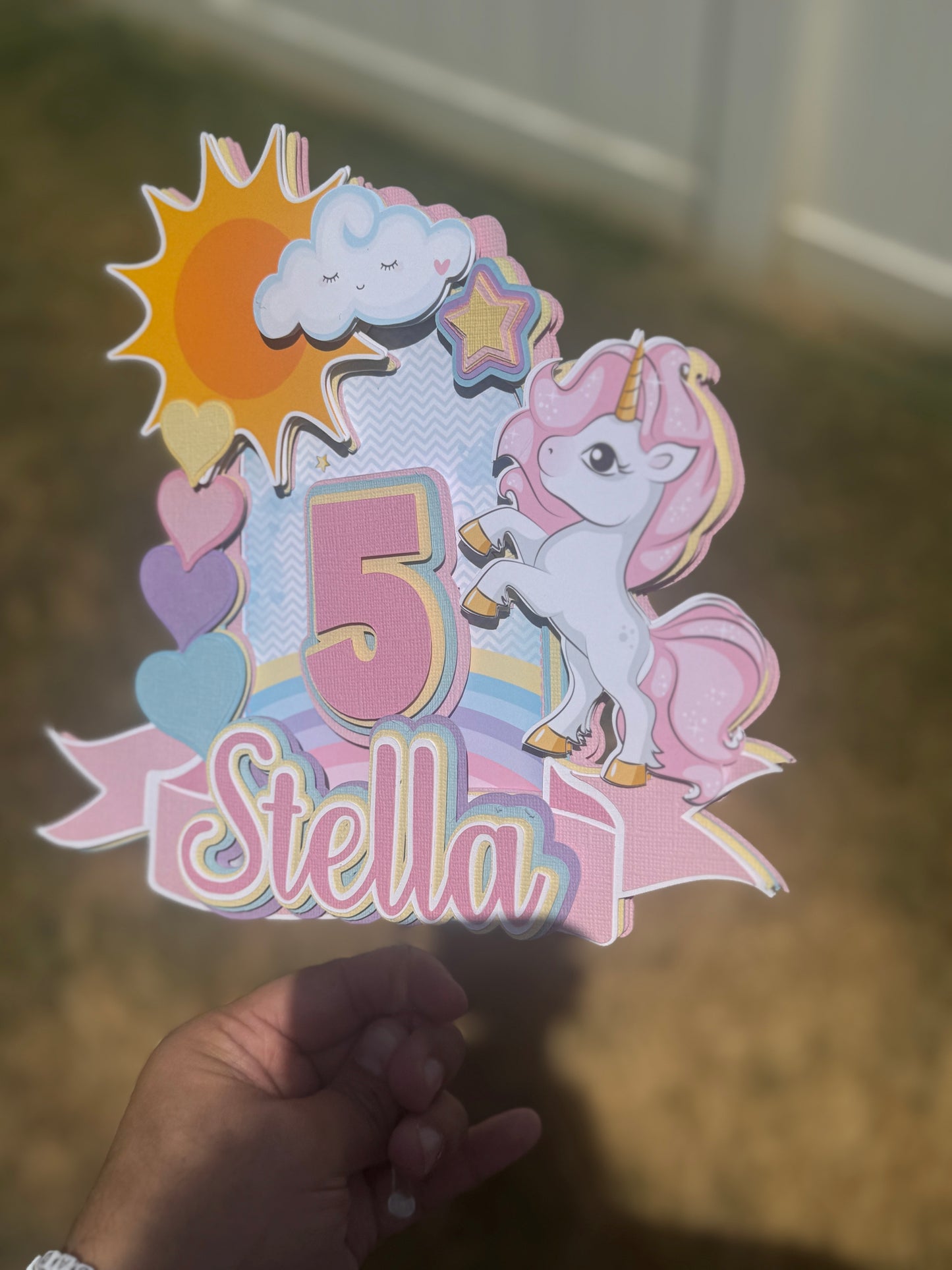 Unicorn Cake Topper