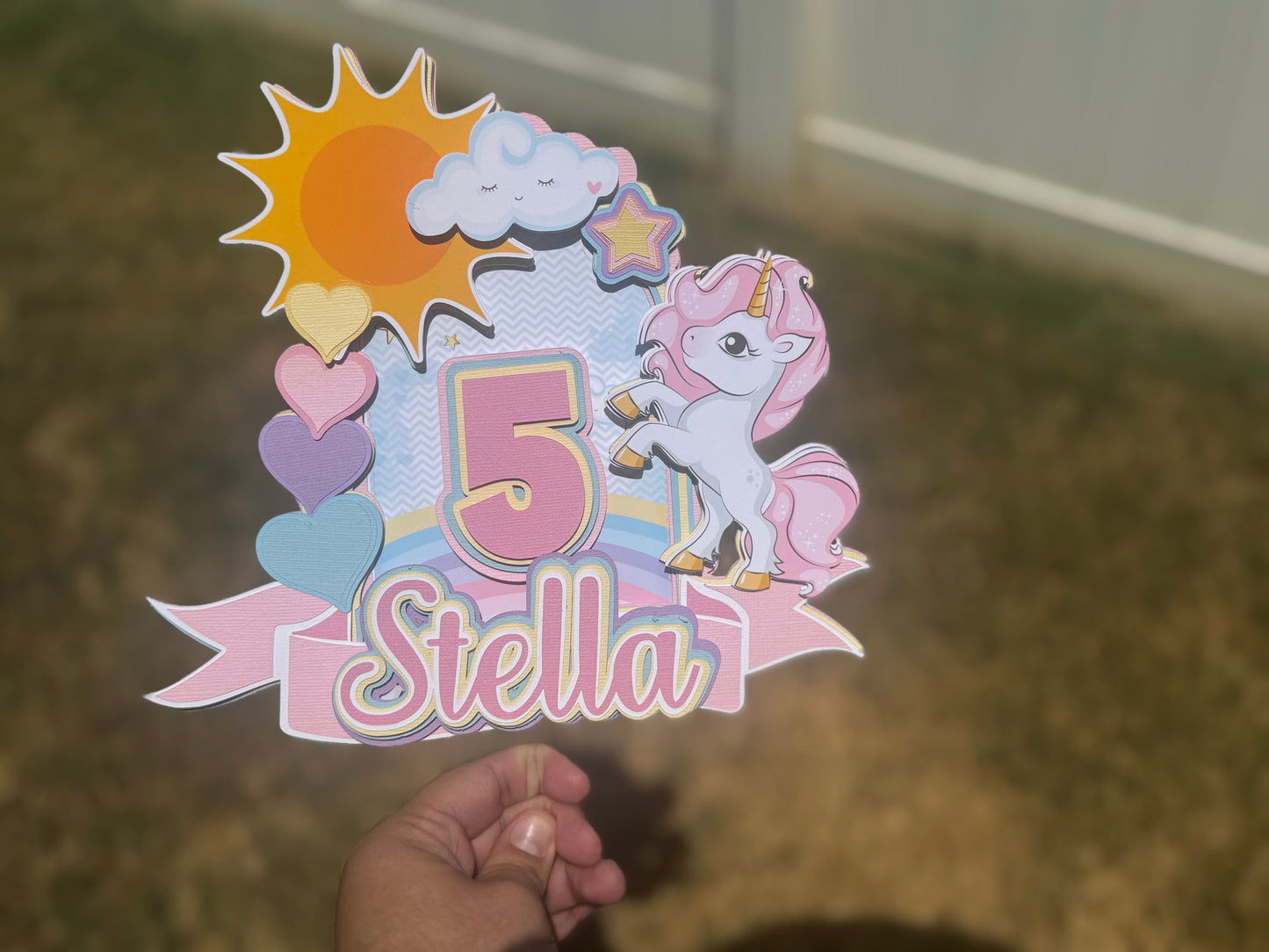 Unicorn Cake Topper