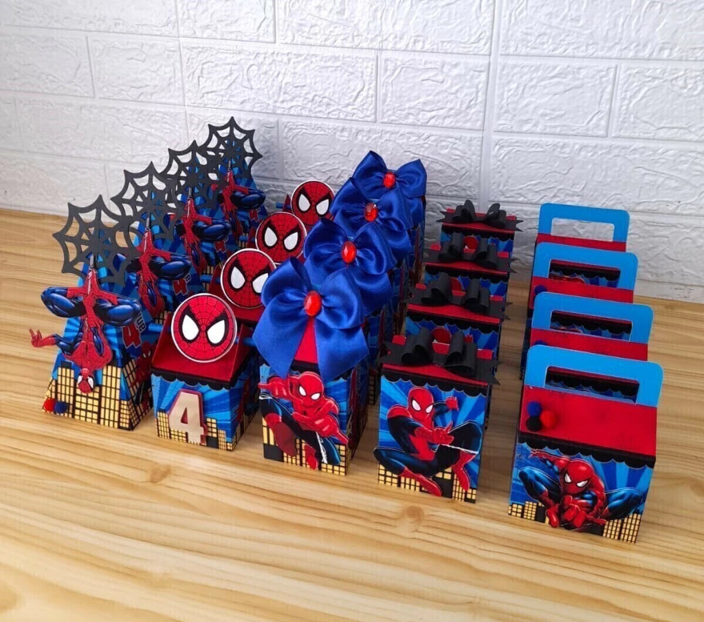 Spiderman Favor Boxes