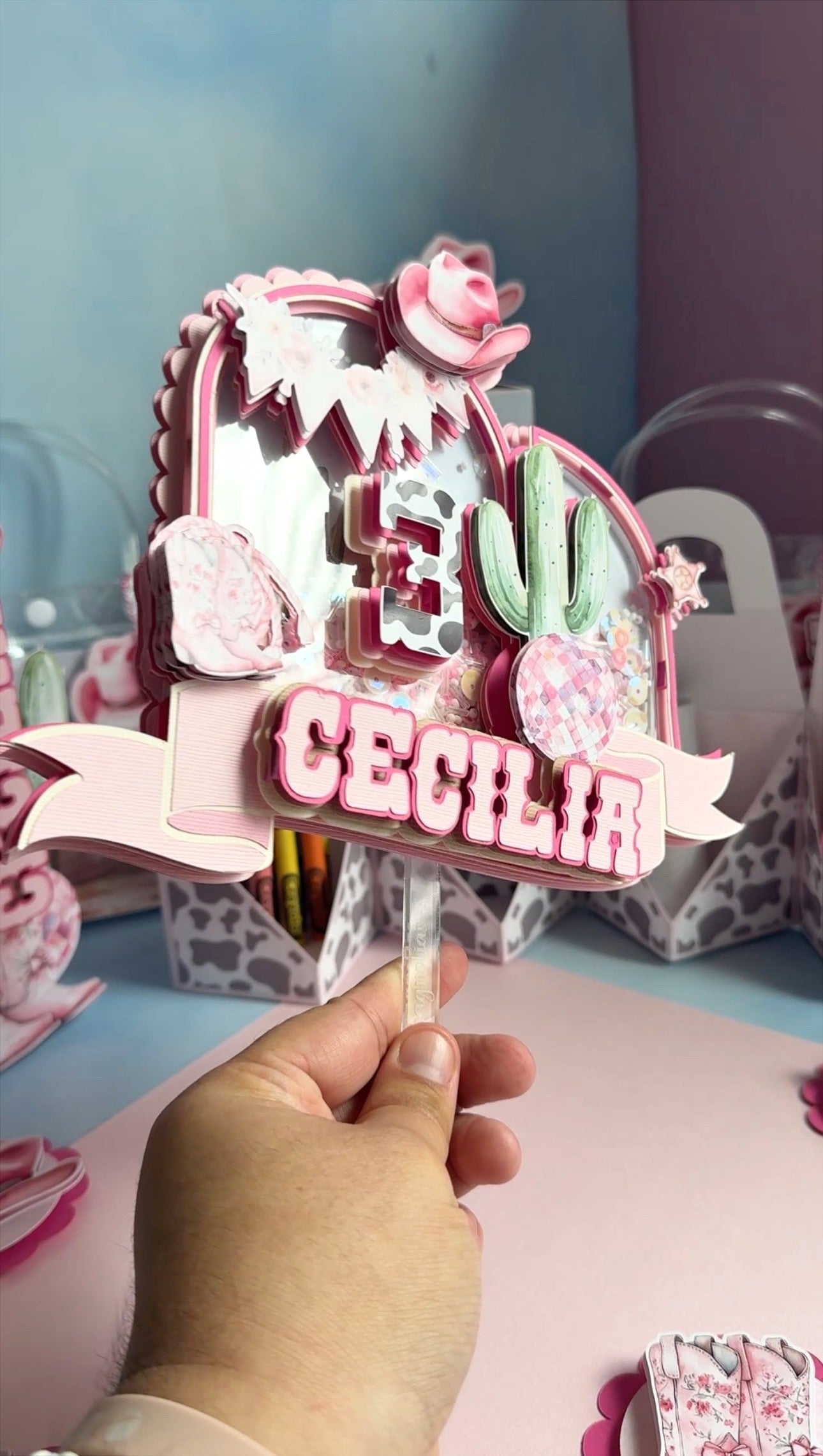 Rodeo Cake Topper