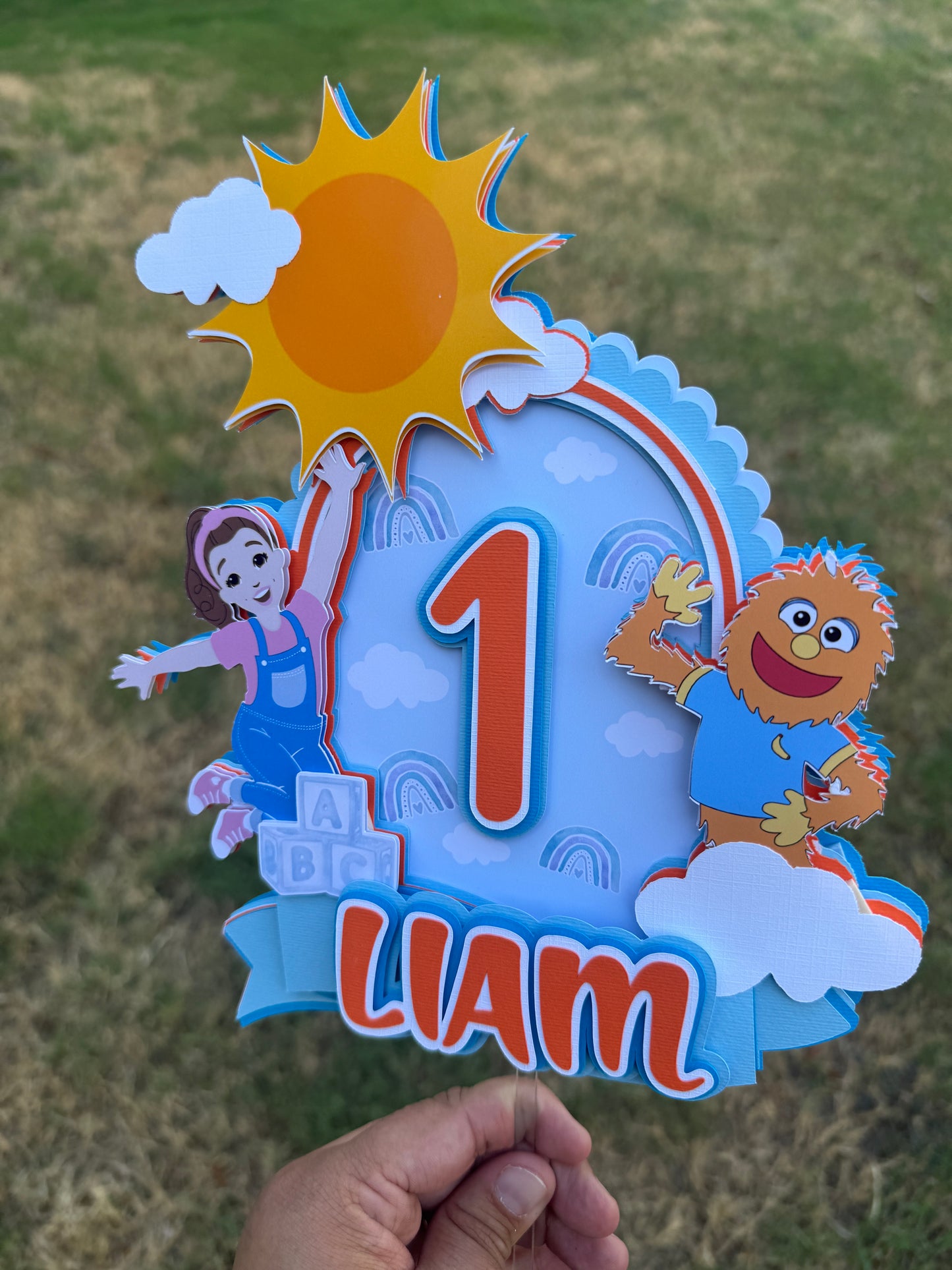 Ms Rachel Cake topper