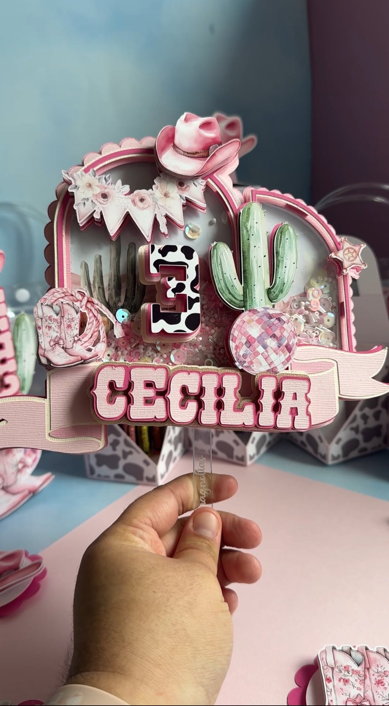 Rodeo Cake Topper