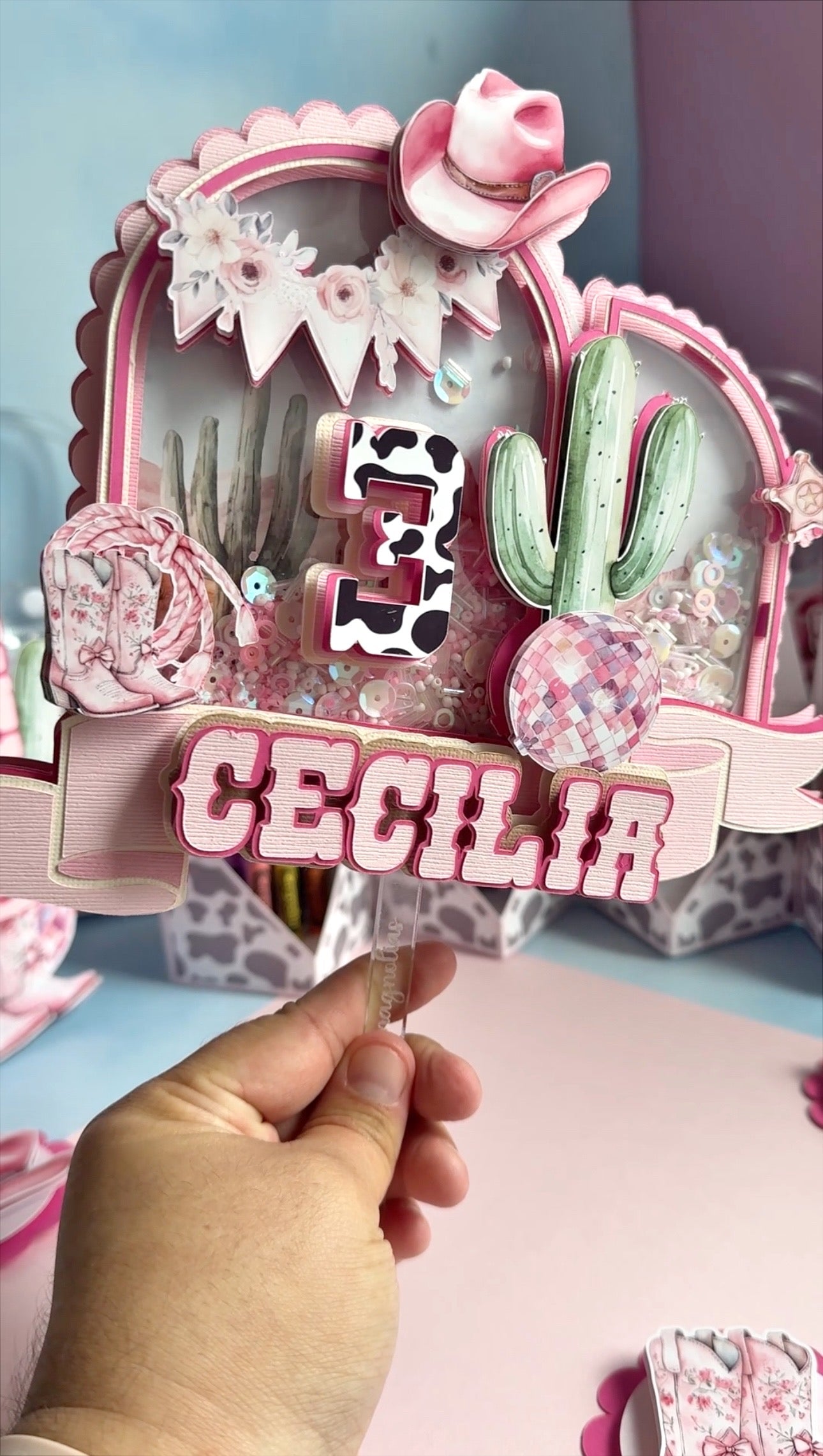 Rodeo Cake Topper