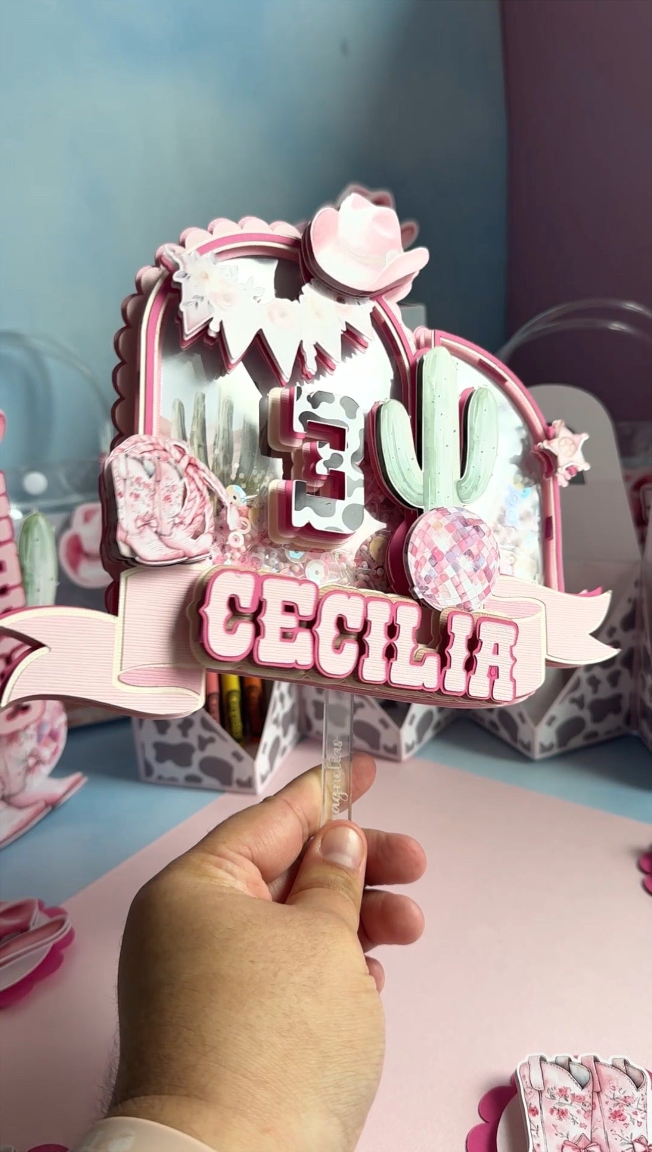 Rodeo Cake Topper