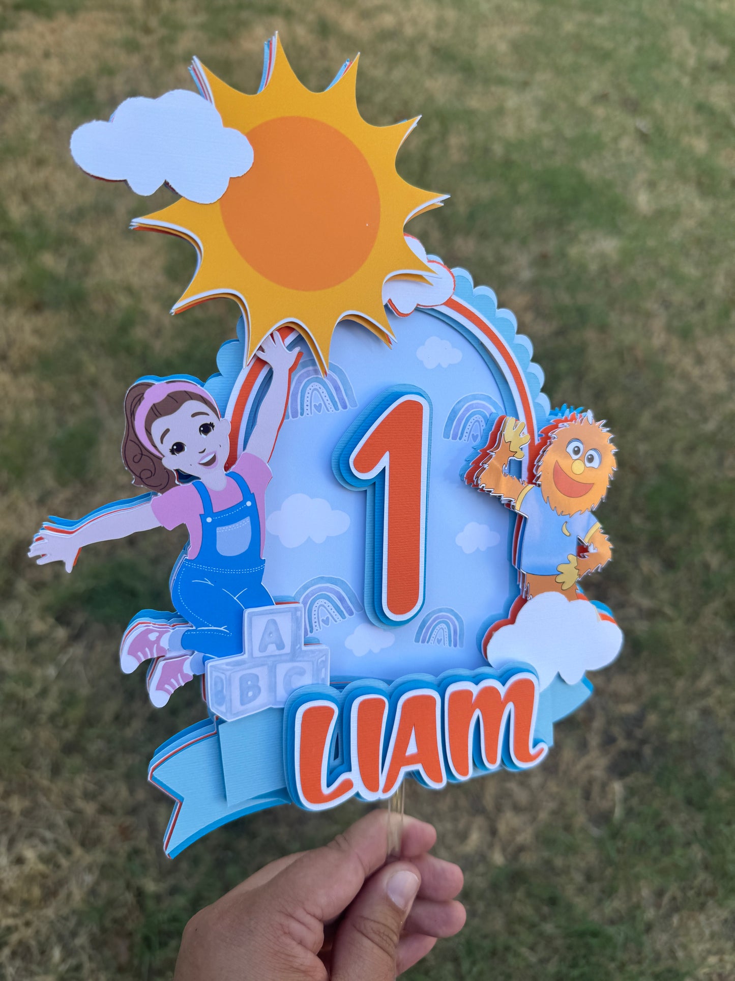 Ms Rachel Cake topper