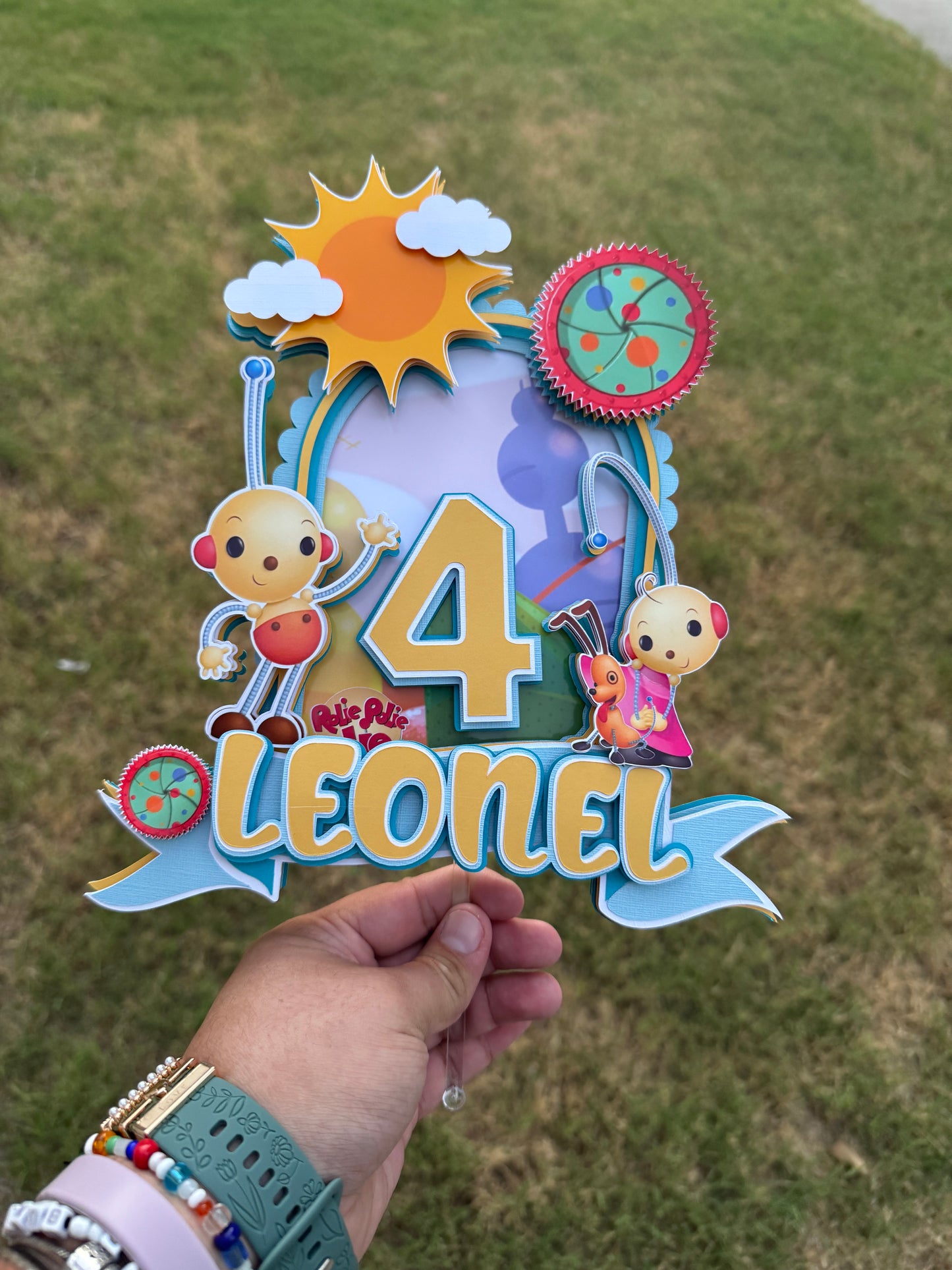 Rollie Pollie Ollie Cake topper