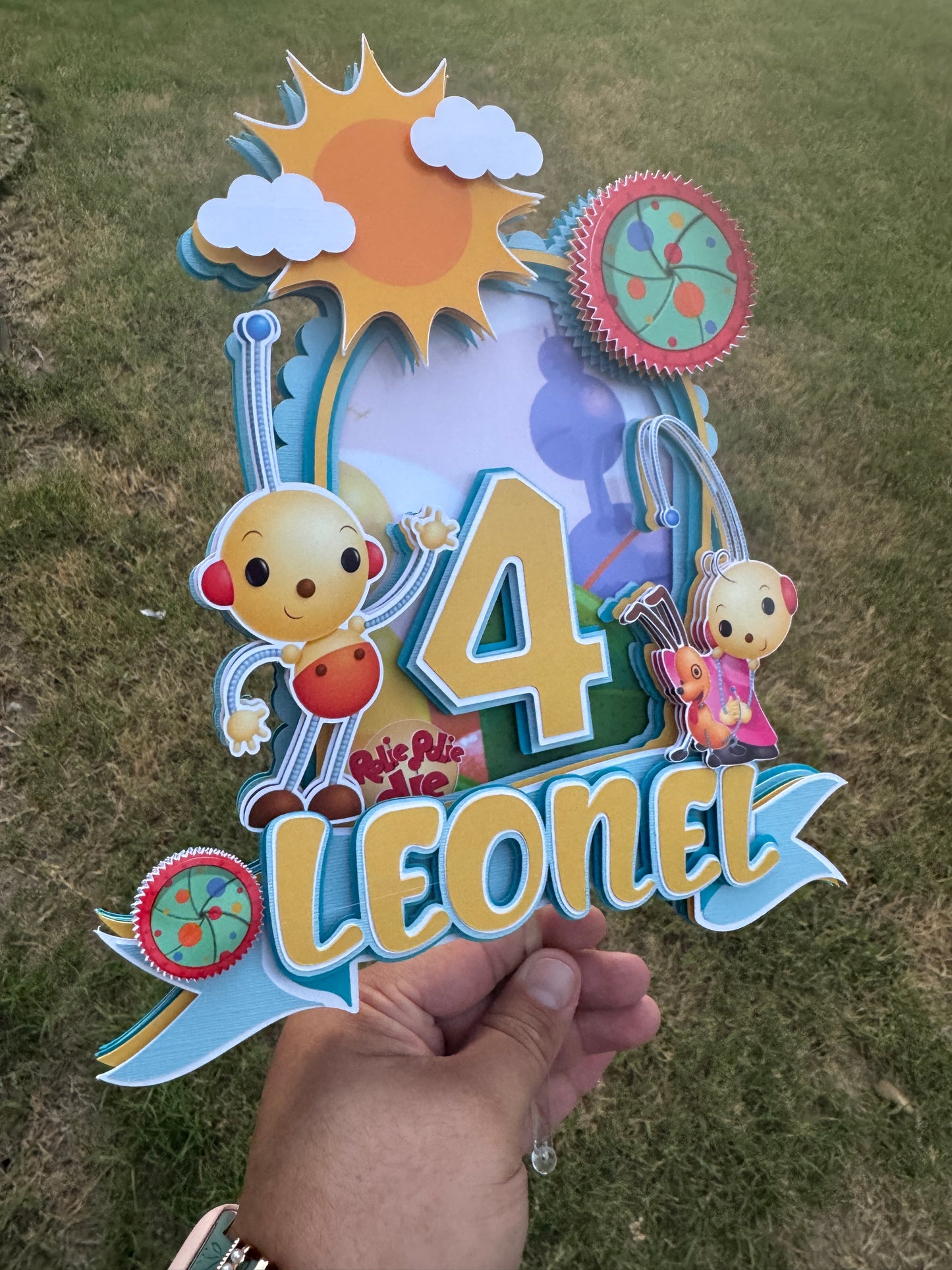 Rollie Pollie Ollie Cake topper