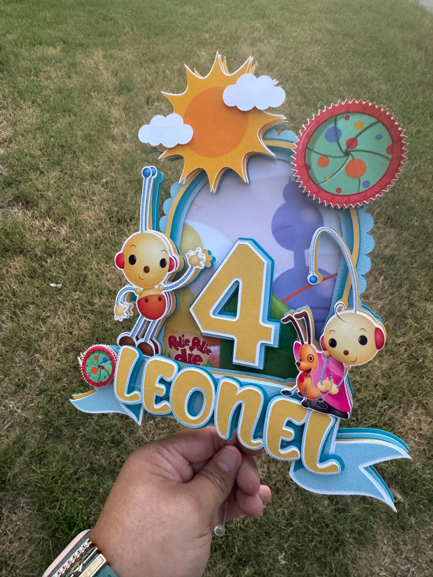 Rollie Pollie Ollie Cake topper