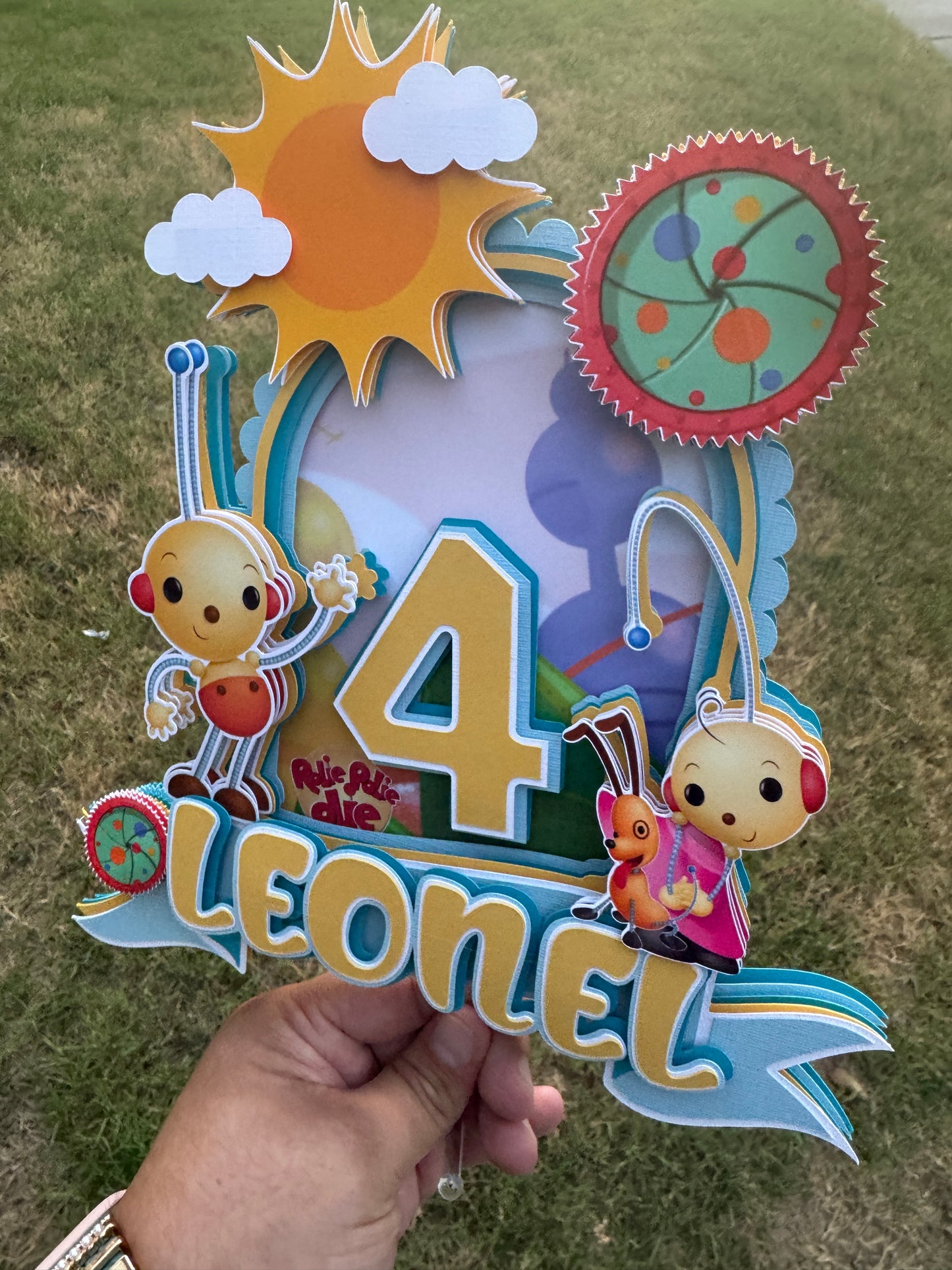 Rollie Pollie Ollie Cake topper