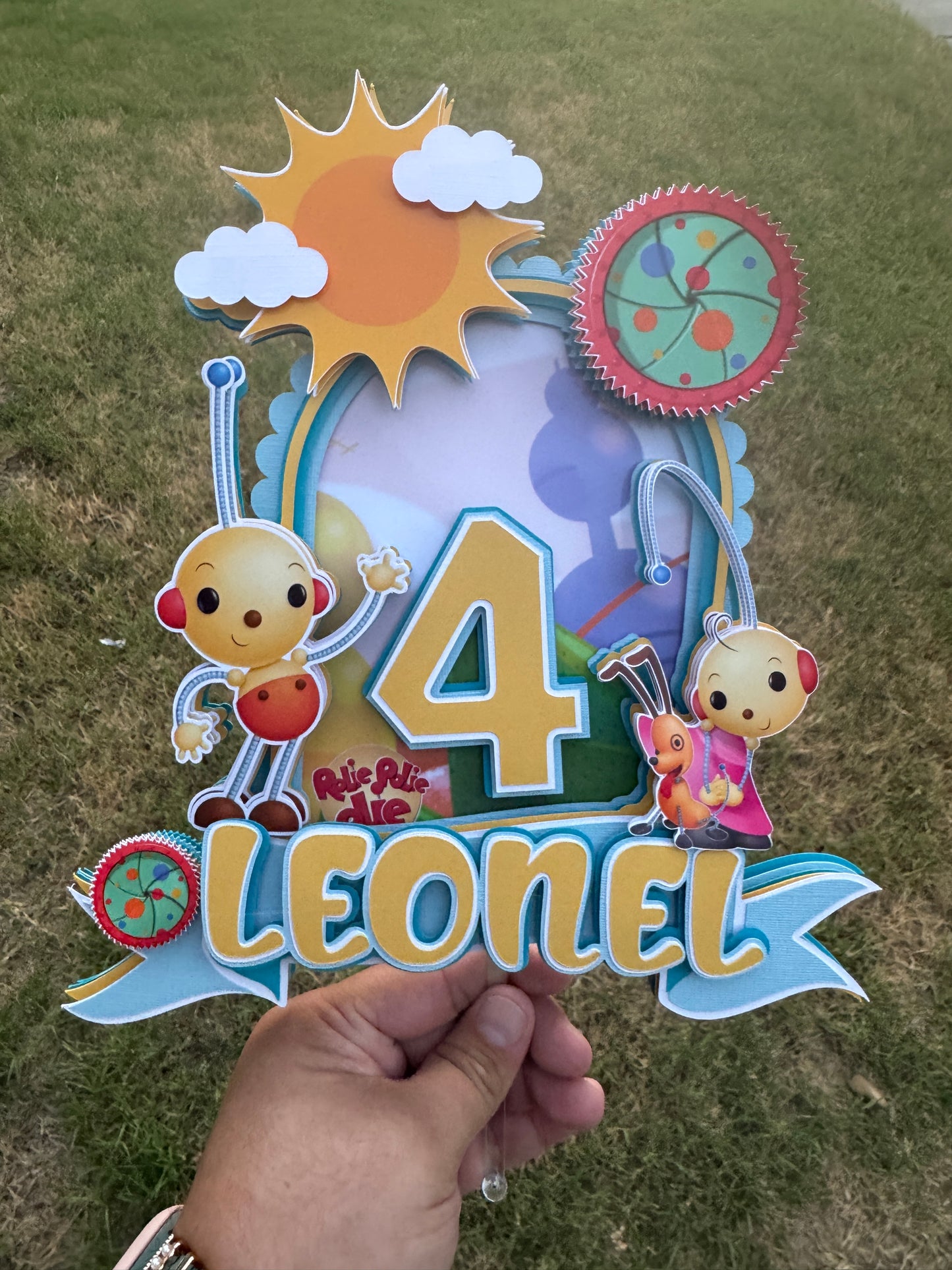Rollie Pollie Ollie Cake topper