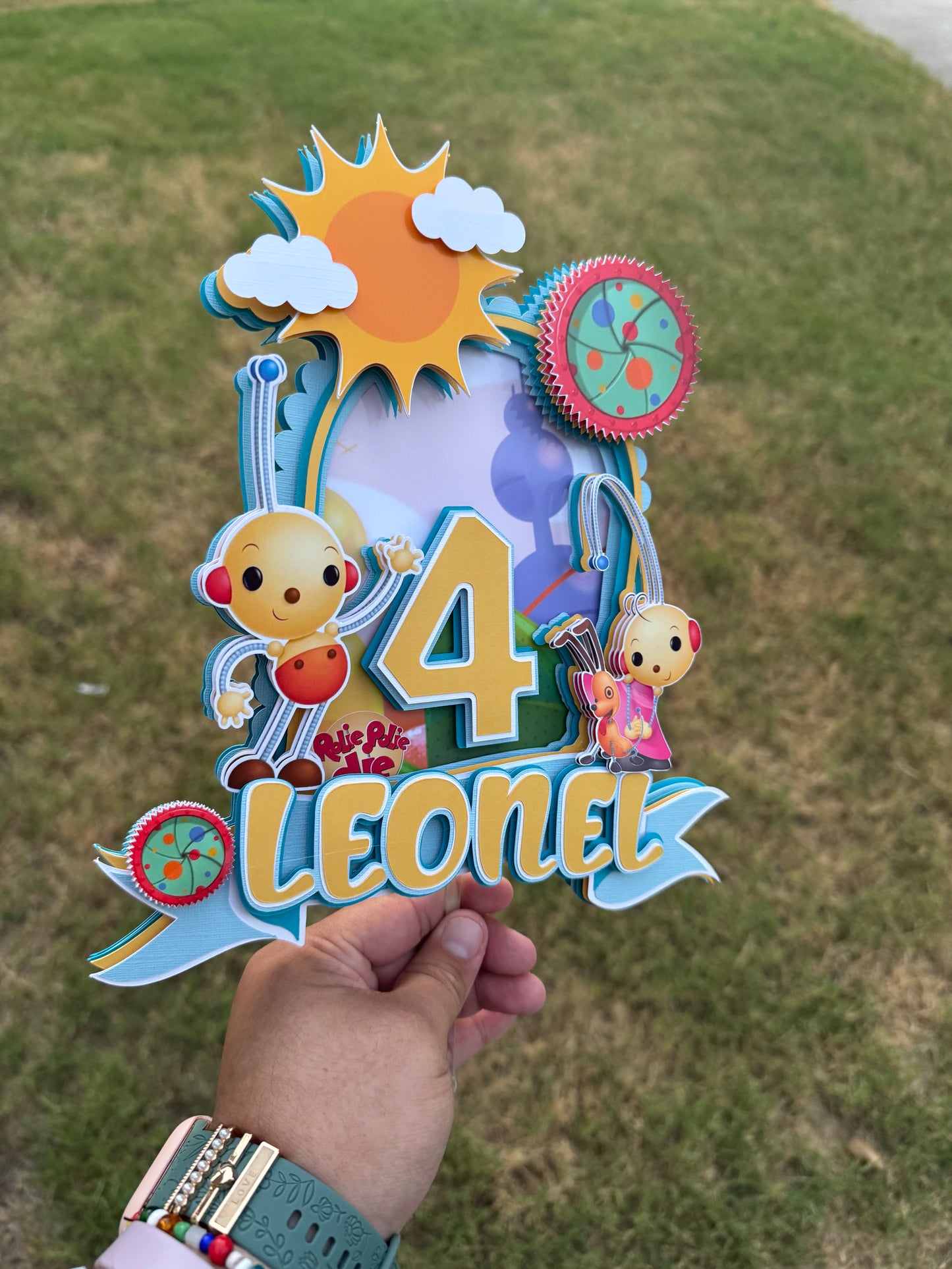 Rollie Pollie Ollie Cake topper