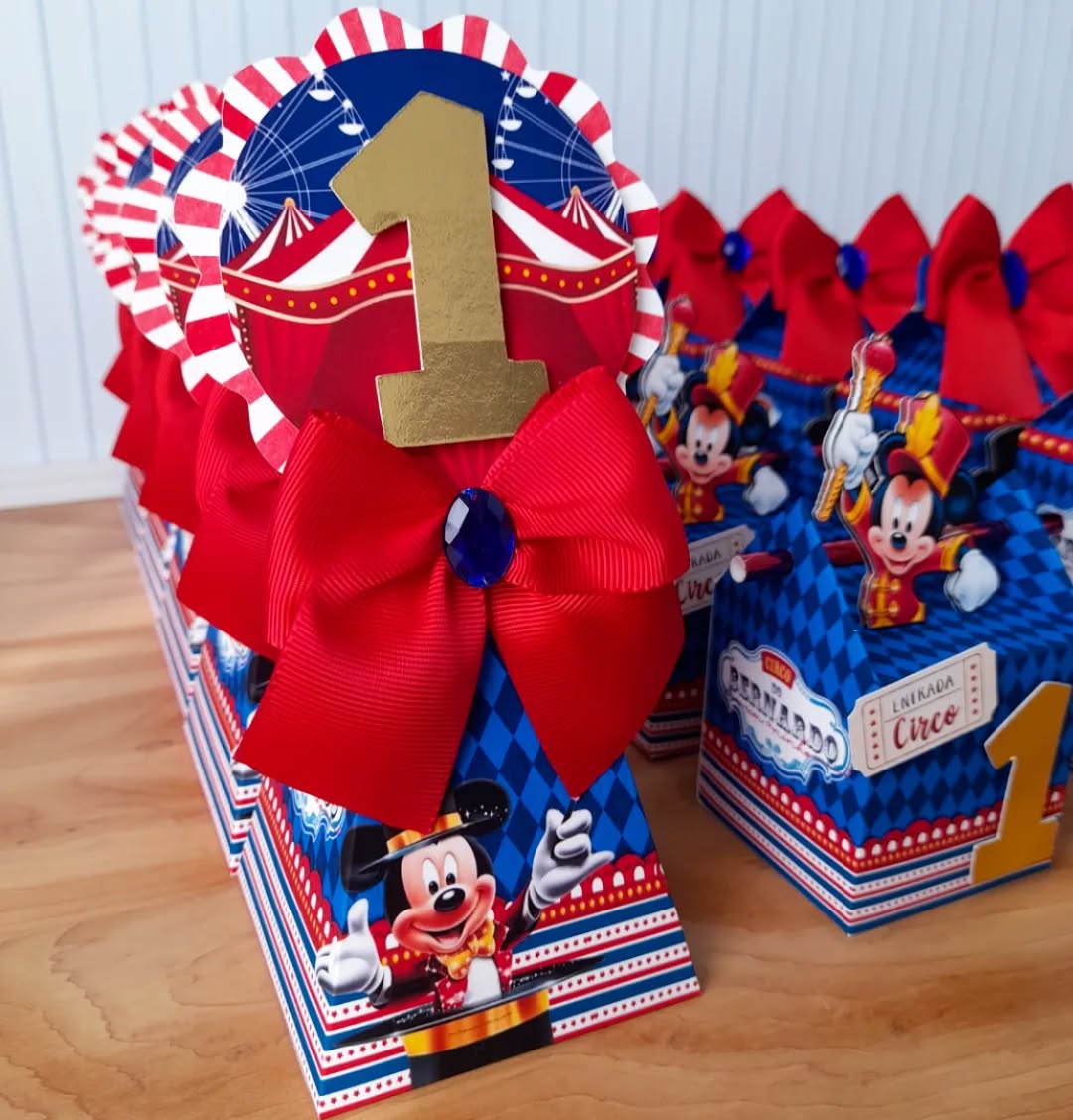 Mouse Circus Bob Favor Boxes