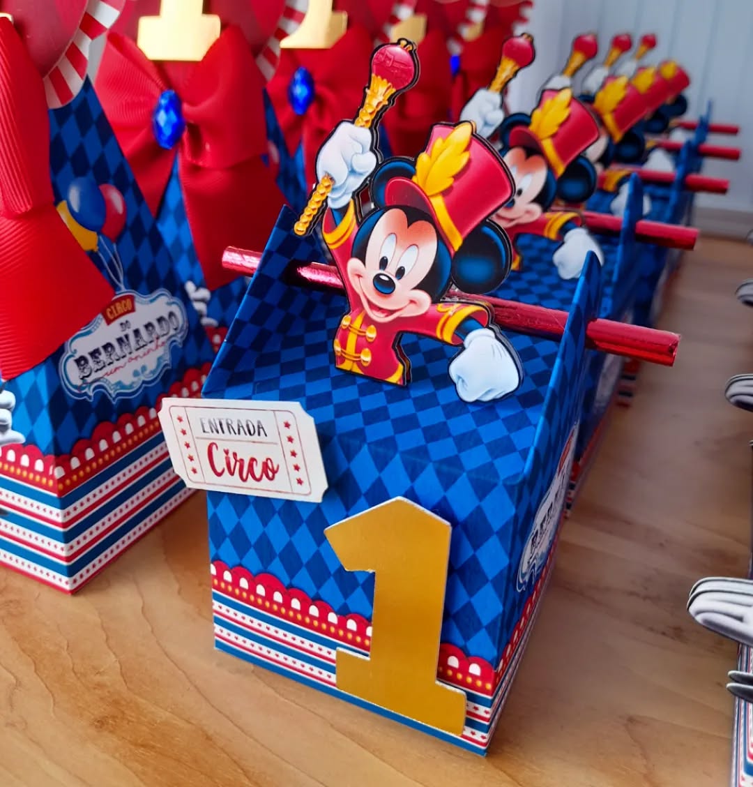 Mouse Circus Bob Favor Boxes