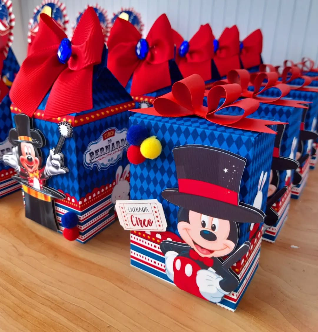 Mouse Circus Bob Favor Boxes