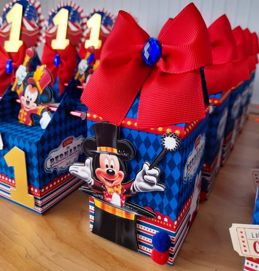 Mouse Circus Bob Favor Boxes