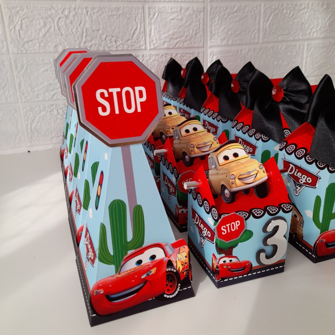 Cars Bob Favor Boxes