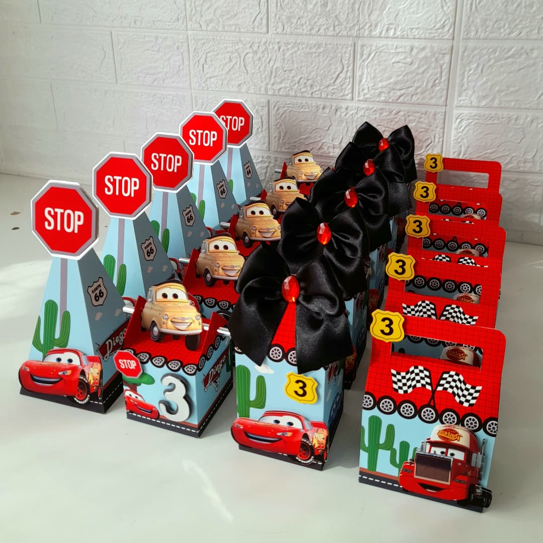 Cars Bob Favor Boxes