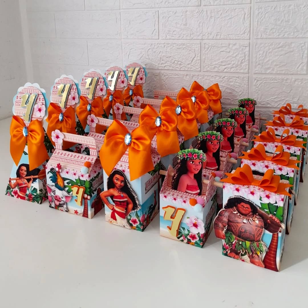 Moana Favor Boxes
